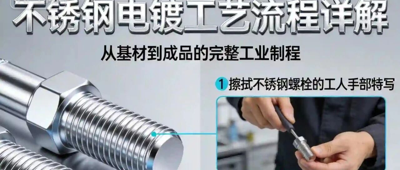不锈钢基材上电镀的常见工艺流程